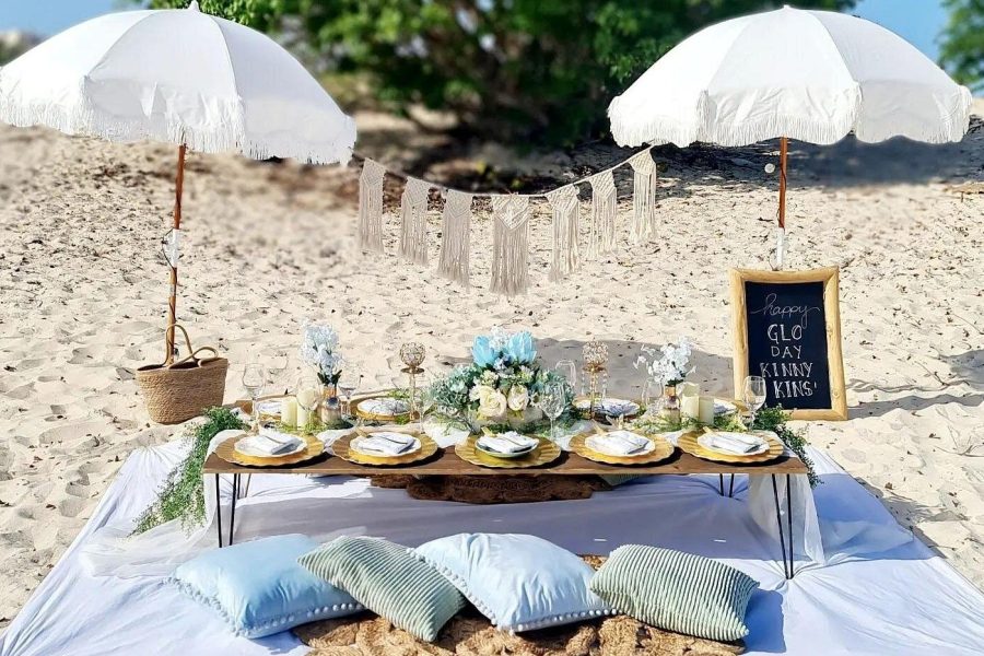 Pique-nique privé de luxe à Paradise Beach